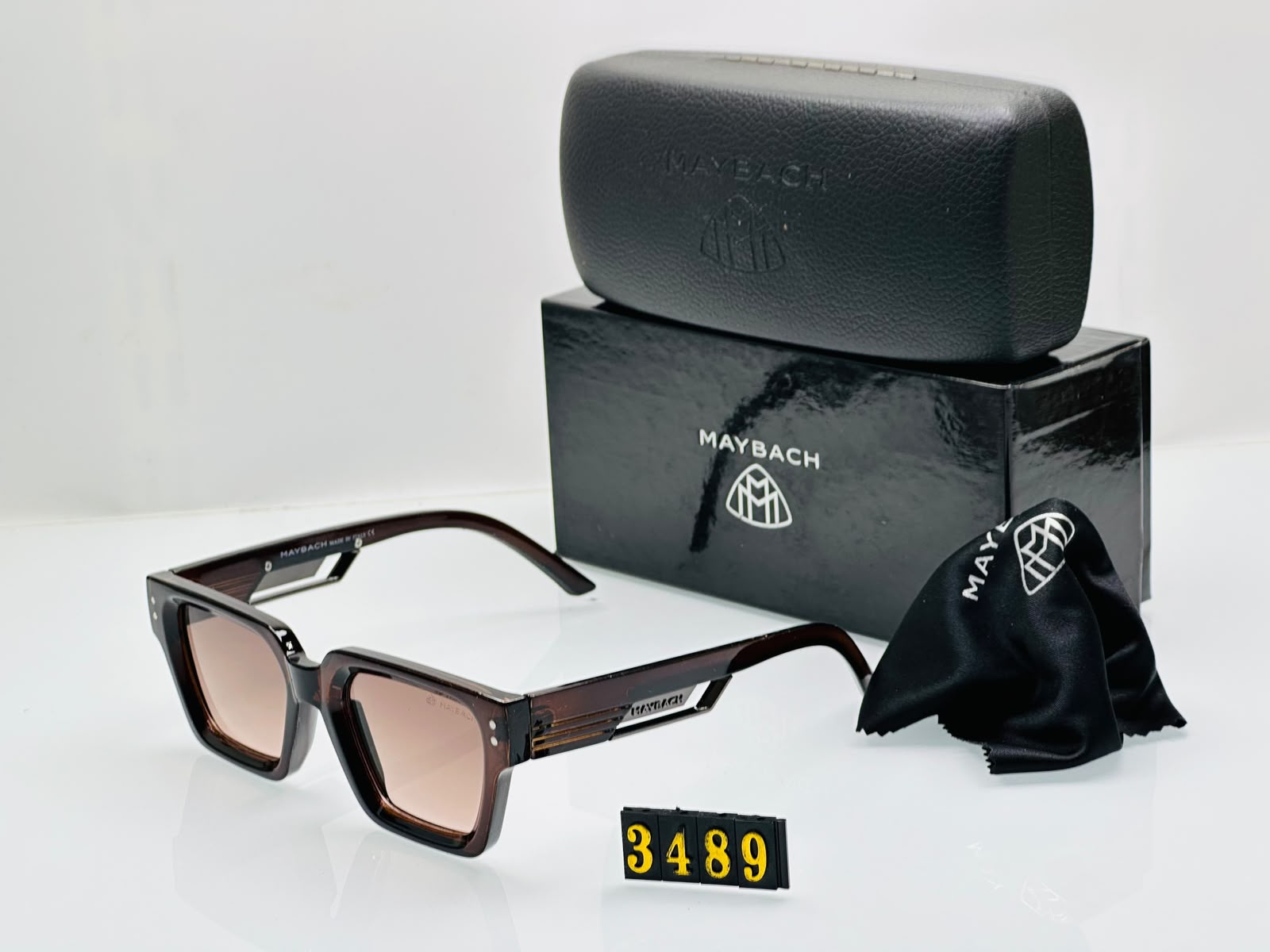 Maybach Luxury Rectangular Sunglasses