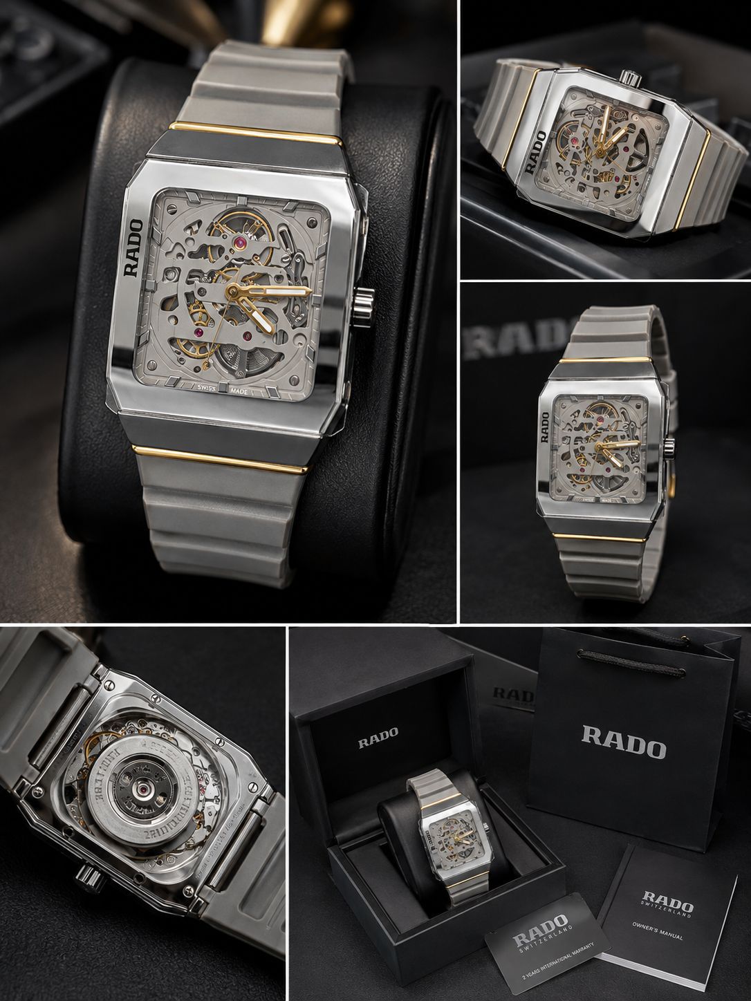 Rado True Square Automatic Skeleton Watch